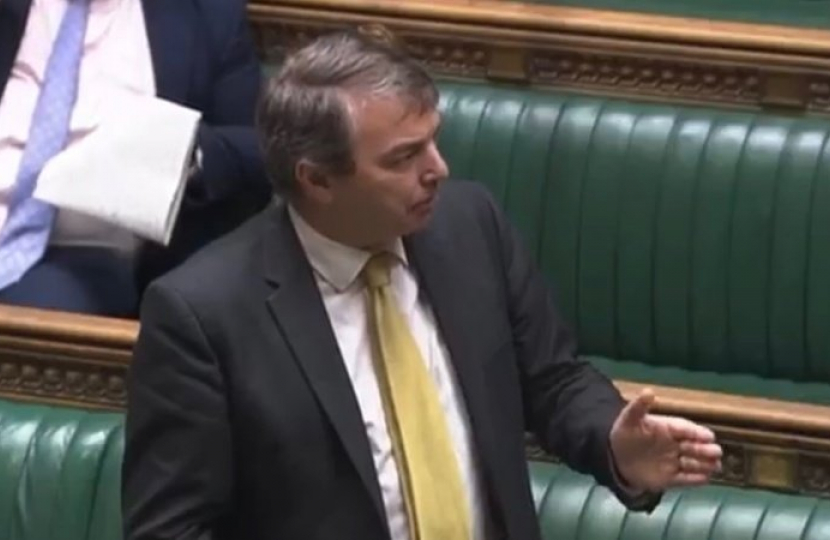 Gareth Johnson in Parliament asking about the ULEZ scheme